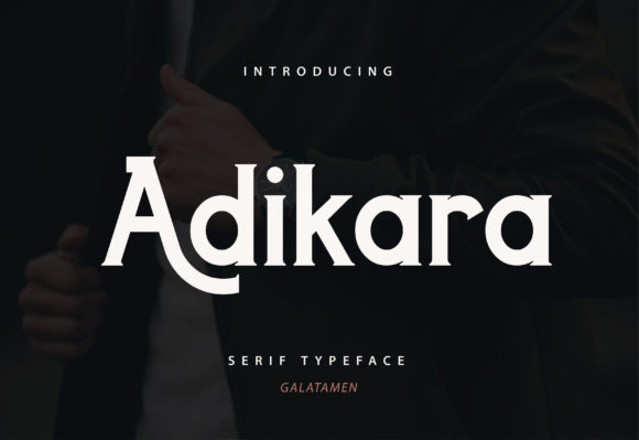 Adikara: A Bold Serif for Elegant Design