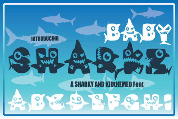 Baby Sharkz: A Bold Font for Creative Projects