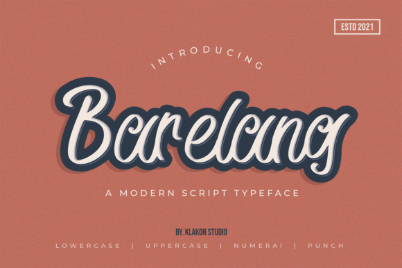 Barelang: A Bold Font for Business Branding