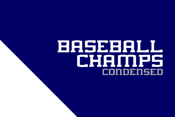 Baseball Champs Font for Business