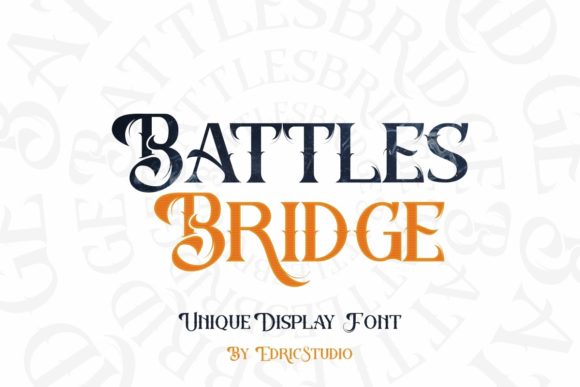 Battlesbridge: A Bold Slab Serif Font