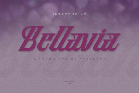 Bellavia: A Bold Handwritten Font for Crafters