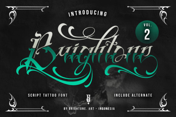 Brightone: A Bold Blackletter Font