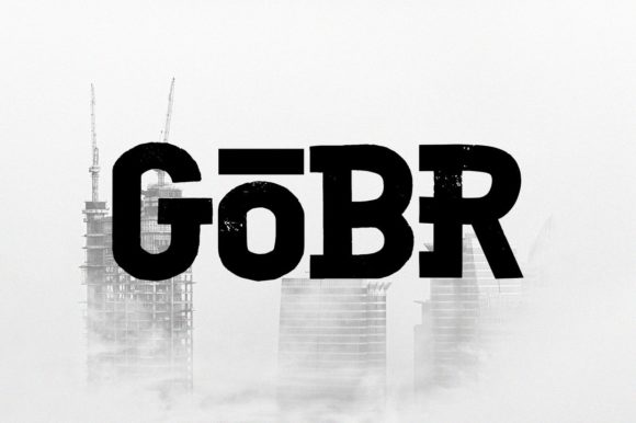 Gobr: A Bold Slab Serif Font