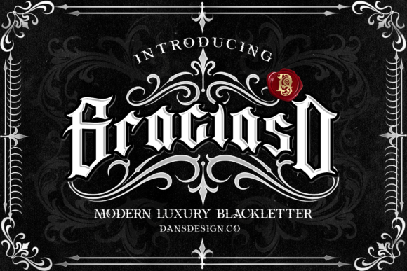 Graciaso: Bold Blackletter for Impactful Campaigns