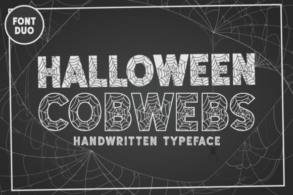 Halloween Cobwebs Font for Business