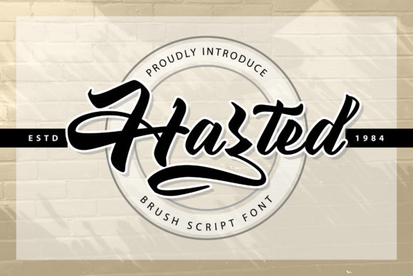 Hazted: A Bold Handwritten Font for Web Design