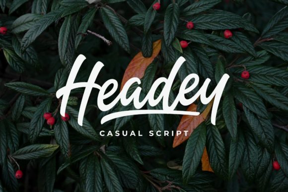 Headey Font: Bold Handwritten Style for Crafters