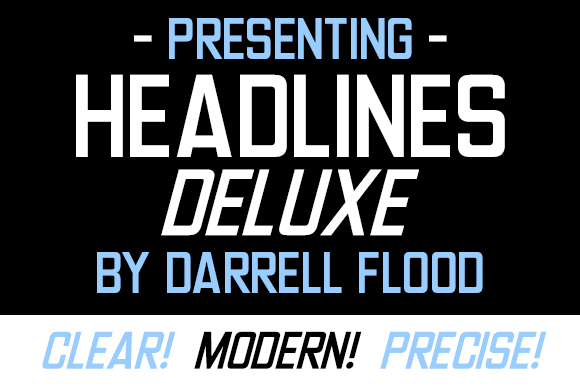 Headlines Deluxe: A Bold Font for Editorial Design