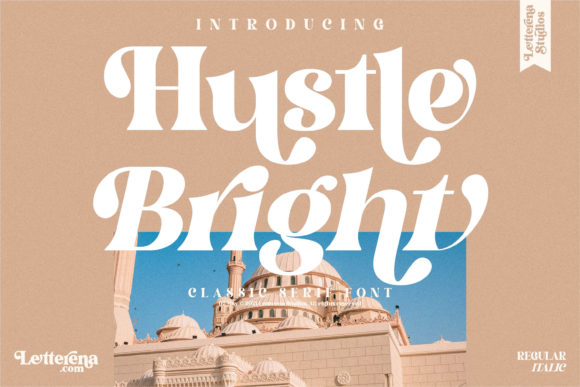 Hustle Bright: A Bold Serif for Web Design