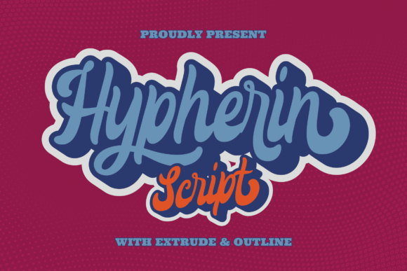 Hypherin: Bold Handwritten Font for Creative Projects