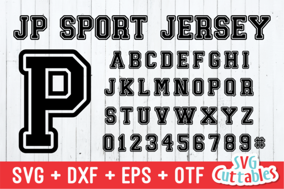 JP Sport Jersey Font for Business