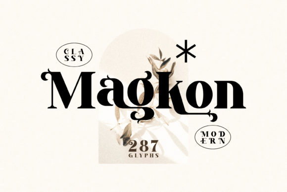 Magkon: A Bold Serif Font for Web Design