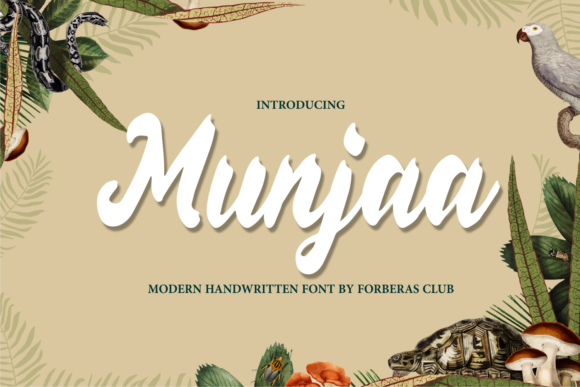 Munjaa: A Bold Handwritten Font for Creative Projects