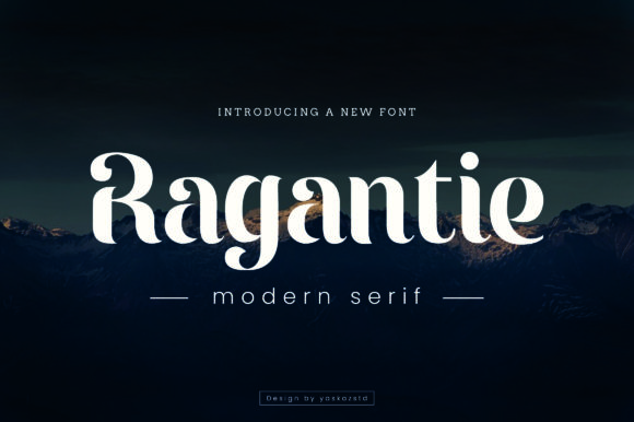 Ragantie: A Bold Serif for Impactful Campaigns