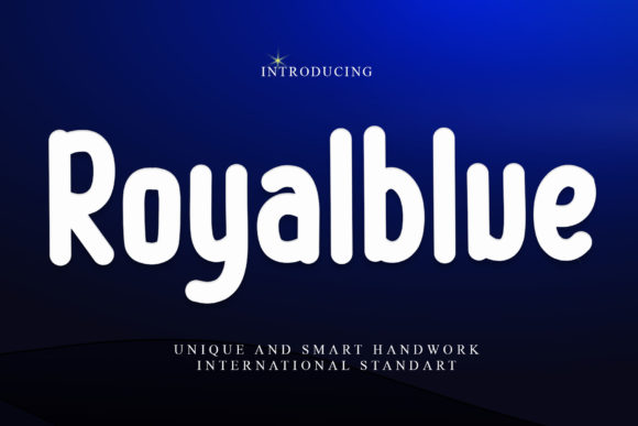Royalblue: A Bold Handwritten Font