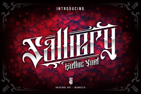 Salliery: A Bold Blackletter Font for Web Design