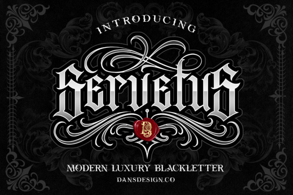 Servetus: A Bold Blackletter Font